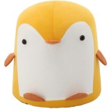 Taburet pentru copii, 28x25cm, maxim 50kg, model pinguin galben Household NewTrend