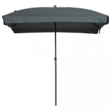 Madison Umbrelă de grădină Patmos Luxe, gri 210x140 cm dreptunghiulară