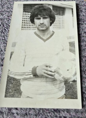 Fotografie originala din 1984, fotbalist Haralambie Puiu Antohi (FCM Bacau, FCM Galati, Dunarea CSU Galati, Otelul Galati) foto