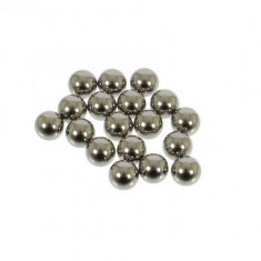 100 bile metalice airsoft prastie 6 mm, 0.85g,