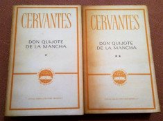 Don Quijote De La Mancha 2 Volume. Bucuresti, 1965 - Cervantes foto