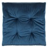 Perna Scaun Velvet, Model Albastru, 40x40cm, Oem
