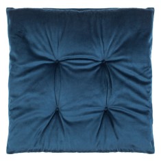 Perna Scaun Velvet, Model Albastru, 40x40cm