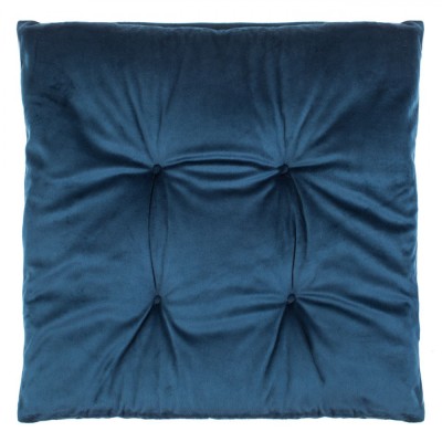Perna Scaun Velvet, Model Albastru, 40x40cm foto
