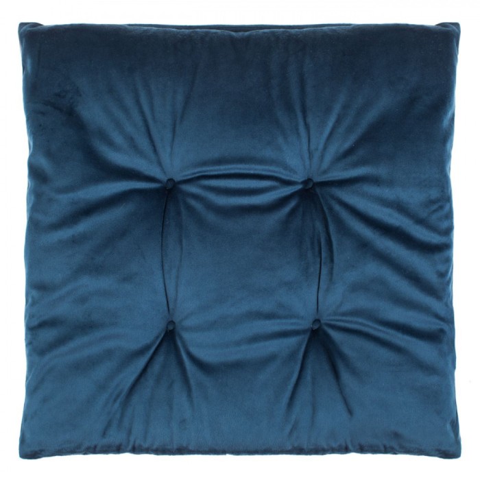 Perna Scaun Velvet, Model Albastru, 40x40cm