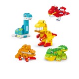 Joc de constructie STEAM - Dinozauri (135 piese), Bufnitel