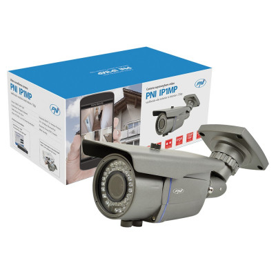 Resigilat : Camera supraveghere video PNI IP1MP 720p cu IP varifocala 2.8 - 12 mm foto