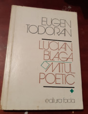 EUGEN TODORAN LUCIAN BLAGA MITUL POETIC foto