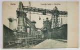 RESITA , FURNALE INALTE , PE VERSO APAR SEMNATURI OLOGRAFE ALE PARTICIPANTILOR LA CONGRESUL DE GEOGRAFIE DIN TIMISOARA , CARTE POSTALA , 1927