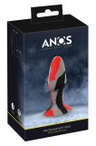 Cumpara ieftin Dop anal multicolor - Tricolour Butt Plug (11,5 cm), ANOS