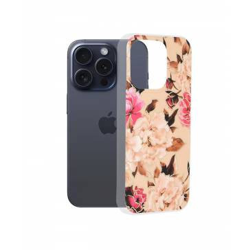 Husa Marble Series Mary Berry Nude Apple iPhone 15 Pro foto