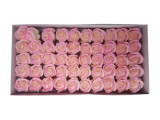 Trandafiri de sapun degrade pentru aranjamente florale set 50 buc, model 7