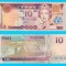 Fiji (p#106) 10 Dollars 2002 UNC &#039;Pasăre Kikau&#039; serie: BF175258