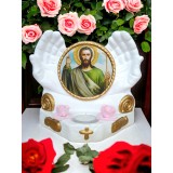 Candela ovală Sf&acirc;ntul Ioan Botezătorul