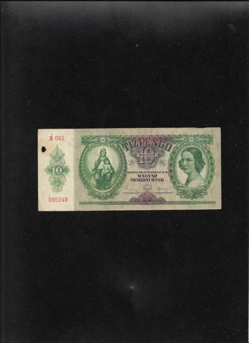Ungaria 10 pengo 1936 seria085249 uzata