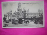 HOPCT 12434 PALATUL COMUNICATIILOR -TRAMVAI DE EPOCA -MADRID -SPANIA -EUROPA -NECIRCULATA