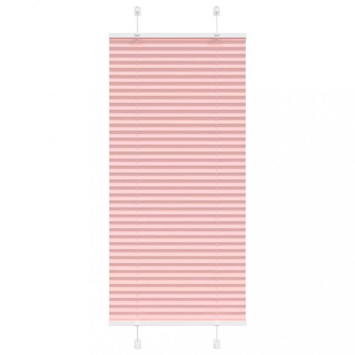 Jaluzea plisată roz 65x150 cm Lățime țesătură 64,4cm poliester