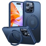 Husa pentru iphone 16 pro max - torras ostand pro series - navy blue