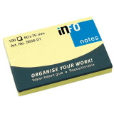 Notes adeziv Yellow 50 x 75 mm, Info Notes