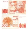 Spania 200 Pesetas 1980 P-156 UNC Bancnota, Europa, Numismatica