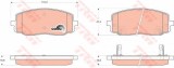 Set placute frana,frana disc HYUNDAI i10 (PA) (2007 - 2013) TRW GDB3369