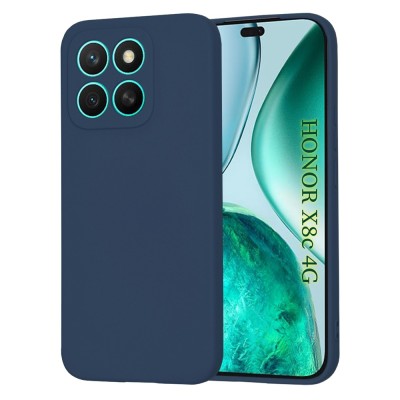 Husa silicon Honor X8c Techsuit SoftFlex, bleumarin foto