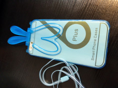 Carcasa protectie spate telefon iPhone 6 PLUS, cu urechi si snur prindere bumper foto