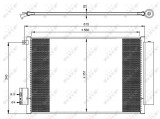 NRF 350065 EASY FIT Condensator, climatizare