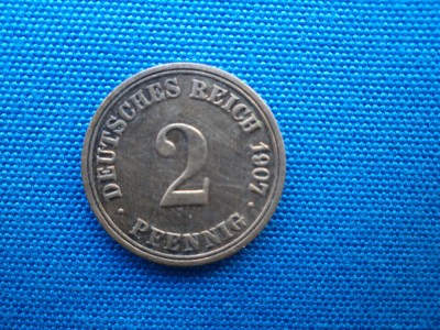 2 PFENNIG 1907/ A DEUTSCHES REICH foto