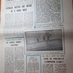 ziarul fotbal 5 ianuarie 1990 anul 1,nr.1-prima aparitie a ziarului