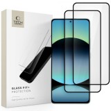 Folie de protectie Ecran Tech-Protect FIT+ pentru Xiaomi Redmi Note 14 5G / Note 14 4G, Sticla Securizata, Full Glue, 2.5D