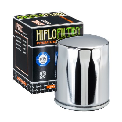 Filtru Ulei HF170B Cromat Hiflofiltro Harley 63796-77 , 63805-80A , 63805-80T ,... Cod Produs: MX_NEW HF170CPE foto