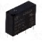 Releu miniaturale, 24V DC, 5A, serie HF46F, HONGFA RELAY - HF46F/24-HS1T