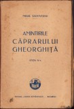 C5566N Amintirile căprarului Gheorghiță de Mihail Sadoveanu, 1927