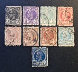 Regele Carol I Vultur (1889&ndash;1900) - (Dintelate, Ștampilate, Varietăți de Nuanțe &amp; Marcaje Speciale) RO1