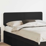 vidaXL Tăblie cap cu headboard Stejar Negru 150 cm Lemn compozit 888529