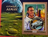 AJMAN, APOLLO 13 - COLIȚĂ MNH, Nestampilat