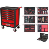 Carucior De Atelier Racingline Negru/rosu Cu 7 Sertare Si 598 Unelte Premium Ks Tools 826.7598, General