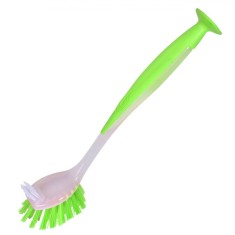 Perie Vase, Model Ventuza, Material Plastic, Culoare Verde, Lungime 24cm