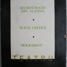 Teatru, vol. II (Sechestratii din altona. Texte critice. Nekrassov) – Jean-Paul Sartre