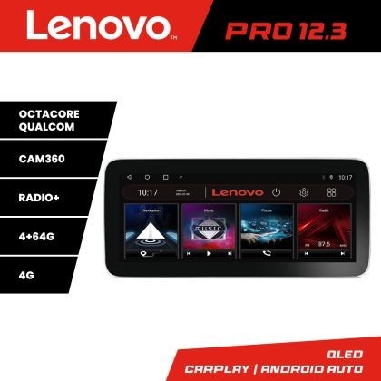 Navigatie Audi A4 2008-2016 NON-MMI K-A4 Lenovo PRO 4+64 12.3 inch qled android 4G DSP gps internet CarStore Technology