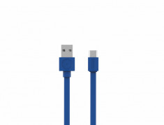 Cablu USB 2.0 USB C, 1.5m albastru, Allocacoc foto