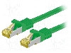 Cablu patch cord, Cat 6a, lungime 3m, S/FTP, Goobay - 91613