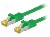 Cablu patch cord, Cat 6a, lungime 7.5m, S/FTP, Goobay - 91631