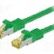 Cablu patch cord, Cat 6a, lungime 1m, S/FTP, Goobay - 91586