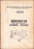 HST C6081 &Icirc;ndrumător pentru lucrări practice la automobile-tractoare 1963 Cluj