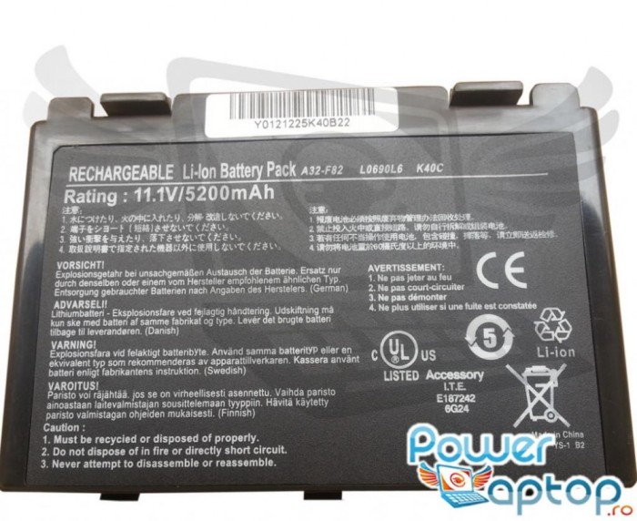 Baterie Laptop Asus K50IJ Baterie Laptop Asus K50IJ