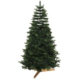 HOMCOM Brad artificial de Crăciun tip brad nobil, 961 ramuri, 180 cm, verde | Aosom Romania
