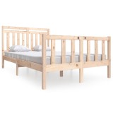 Cumpara ieftin Cadru de pat dublu, 135x190 cm, lemn masiv