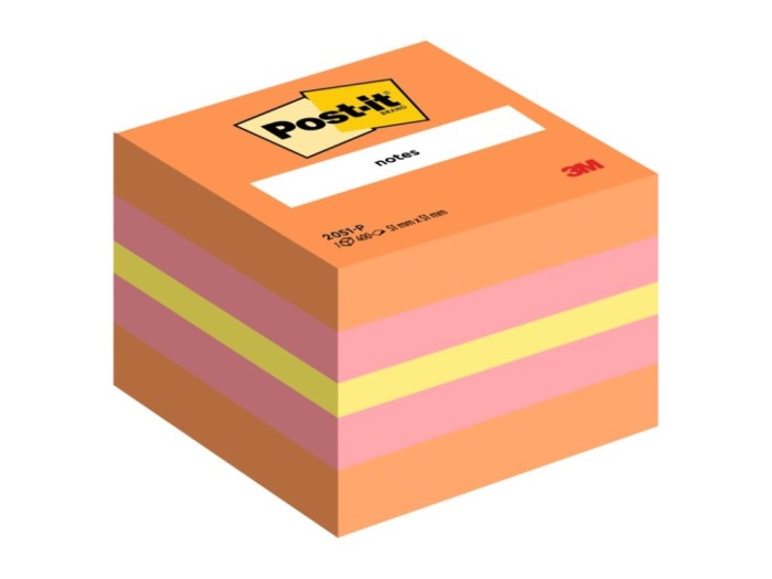 Notes adeziv 51 x 51 mm 400 file mini cub Post-it 3M